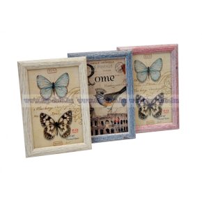 Fa hatású műanyag képkeret 13x18 cm