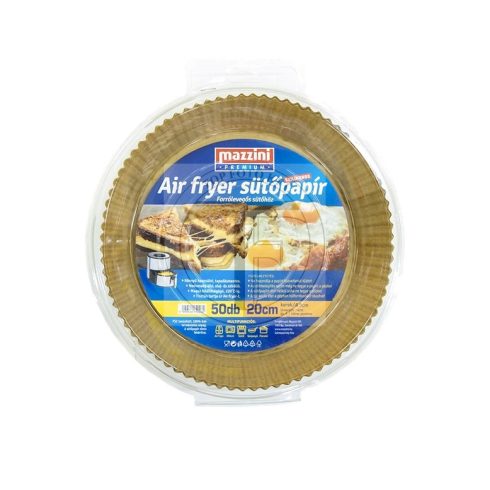 Backpapier für Heißluft, Air Fryer Backofen 20 cm/50 Stück MAZZINI "Premium"