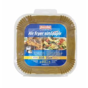   Backpapier für Heißluftofen, quadratisch, 20cm/50 Stück MAZZINI