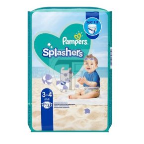   PAMPERS Splasher Baby Shark™, Schwimmwindel, Größe: 3, 12 Stück