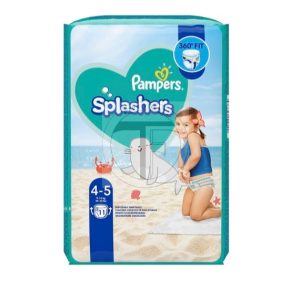   PAMPERS Splasher Baby Shark™, Schwimmwindel, Größe: 4-5, 11 Stück