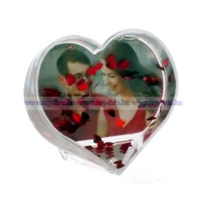 Szív alakú műanyag fotógömb (szív)