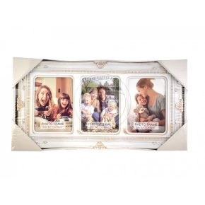 Műanyag montázs (több képes) képkeret  3/13x18x cm
