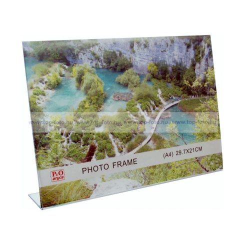 Akril műanyag képkeret 9x13 cm álló vagy fekvő 