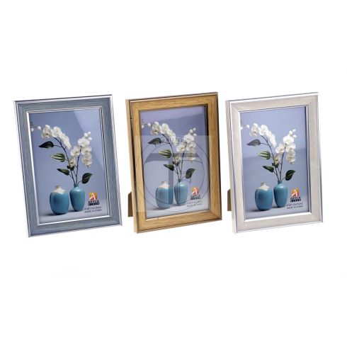 Bilderrahmen aus Kunststoff in Holzoptik, 13x18 cm