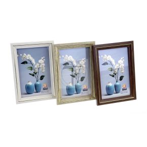 Bilderrahmen aus Kunststoff in Holzoptik, 21x 30 cm