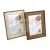 Fa hatású műanyag képkeret 10x15 cm