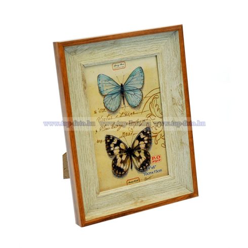 Fa hatású műanyag képkeret 30x40 cm