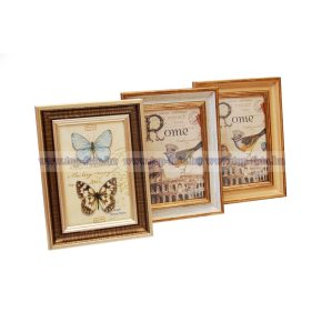 Fa hatású műanyag képkeret 21x30 cm