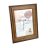 Fa hatású műanyag képkeret 10x15 cm