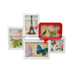 Műanyag montázs (több képes) képkeret  33x41,5 cm