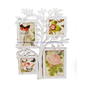   Műanyag montázs (több képes) családfa képkeret  44x32 cm