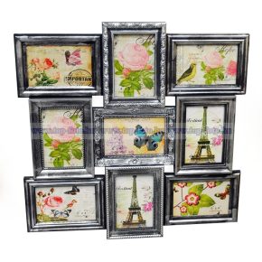 Műanyag montázs (több képes) képkeret  52x52 cm