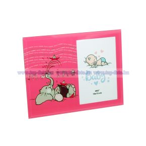 Színes baby üveg képkeret 10x15 cm