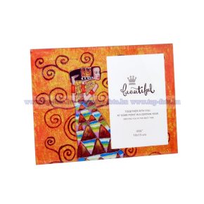 Színes üveg képkeret 10x15 cm