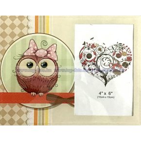 Színes üveg képkeret 10x15 cm