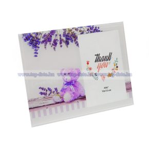 Színes üveg képkeret 10x15 cm