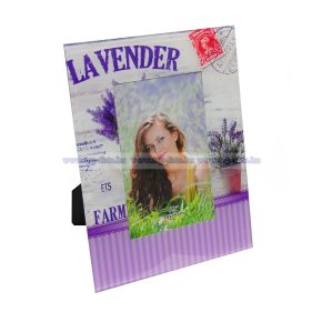 Színes üveg képkeret 10x15 cm