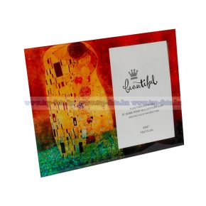 Színes üveg képkeret 10x15 cm