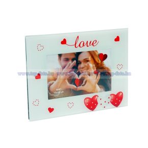 Színes üveg képkeret 10x15 cm