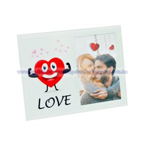 Színes üveg képkeret 10x15 cm