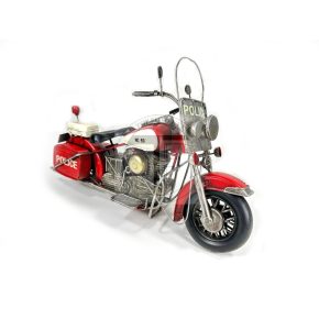POLICE fém motor modell