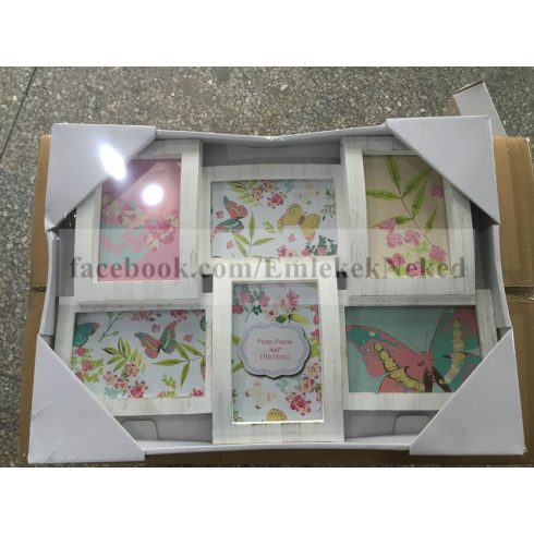 Műanyag osztott képkeret  