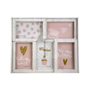 Műanyag montázs képkeret  29x35 cm