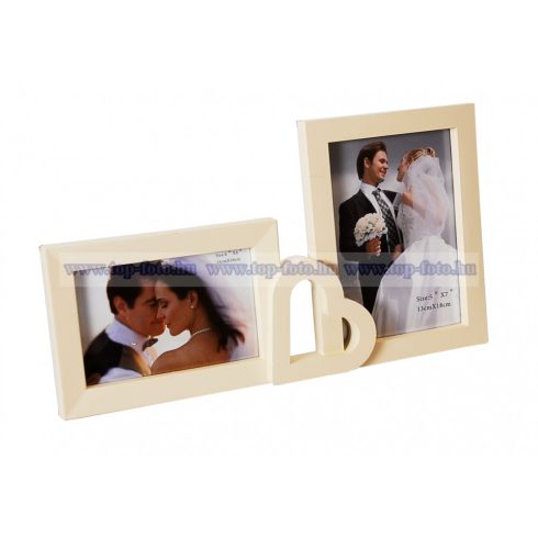 Műanyag montázs képkeret  20x36 cm