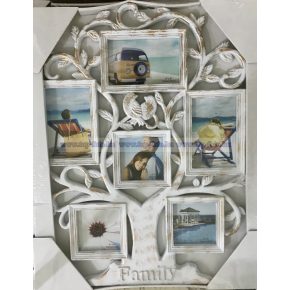 Műanyag osztott képkeret  56x41 cm