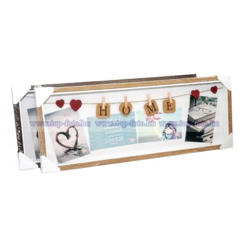 Műanyag montázs képkeret 24x62 cm