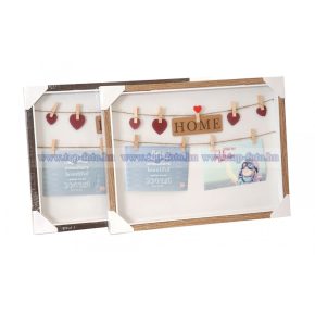 Műanyag montázs képkeret 32x42 cm