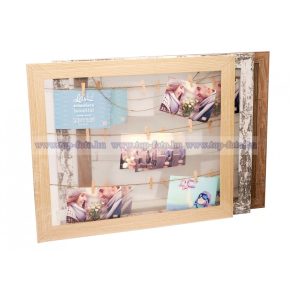 Műanyag montázs képkeret 47x57 cm