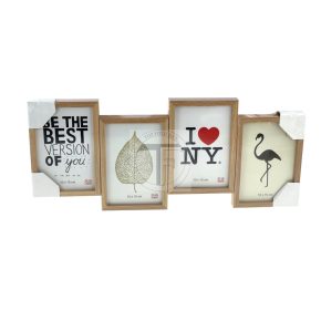 Holzbilderrahmen 4/10x15 cm (46x19,5x2cm)