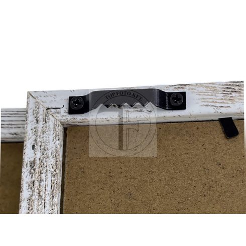 MDF fa montázs képkeret 45x45 cm (9/10x15 cm)