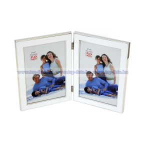 Fém festett dupla képkeret 13x18 cm 