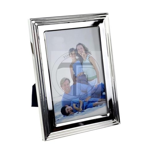 Verchromter Metallbilderrahmen 10x15 cm