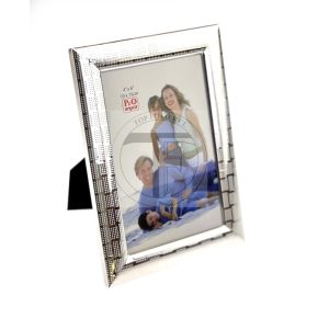 Krómozott fém képkeret 10x15  cm