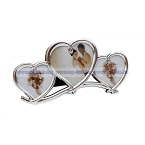 Esküvői szív alakú fényképtartó  14x29 cm