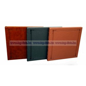   Bőrhatású bedugós (zsebes), melléírhatós fotóalbum 10x15 cm/100db