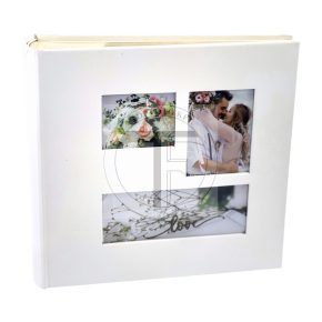   Bőrhatású bedugós (zsebes), melléírhatós fotóalbum 10x15 cm/200 db