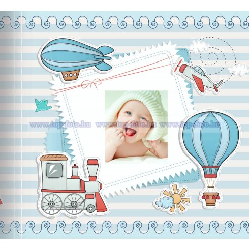 Baby bedugós (zsebes), melléírhatós fotóalbum  10x15 cm/200 db