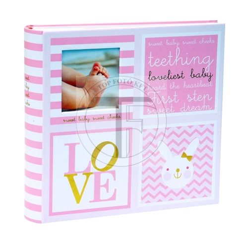 Baby bedugós (zsebes), melléírhatós fotóalbum  10x15 cm/200 db