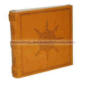   Bőrhatású bedugós fotóalbum melléírhatós 10x15 cm/200 db