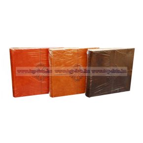   Bőrhatású bedugós fotóalbum melléírhatós 10x15 cm/200 db