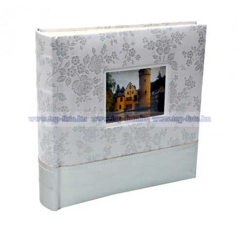 Bőrhatású bedugós melléírhatós fotóalbum 10x15 cm/200 db