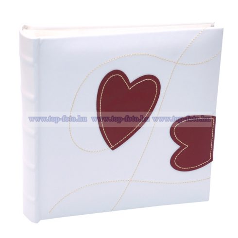 Bőrhatású bedugós (zsebes), melléírhatós fotóalbum 10x15 cm/200 db