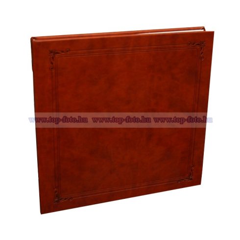 Bőrhatású bedugós (zsebes), melléírhatós fotóalbum 10x15 cm/80 db