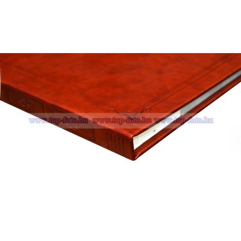 Bőrhatású bedugós (zsebes), melléírhatós fotóalbum 10x15 cm/80 db