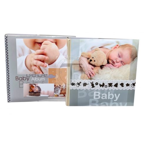 Hagyományos baby (beragasztós) fotóalbum 29x32 cm 60 oldal